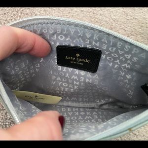 Kate Spade Silver Wristlet